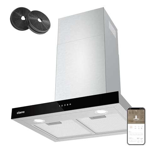 Detalle de CIARRA Hotte Aspirante Murale 60 cm CBCS6102 – Classe A+++, 706 m³/h