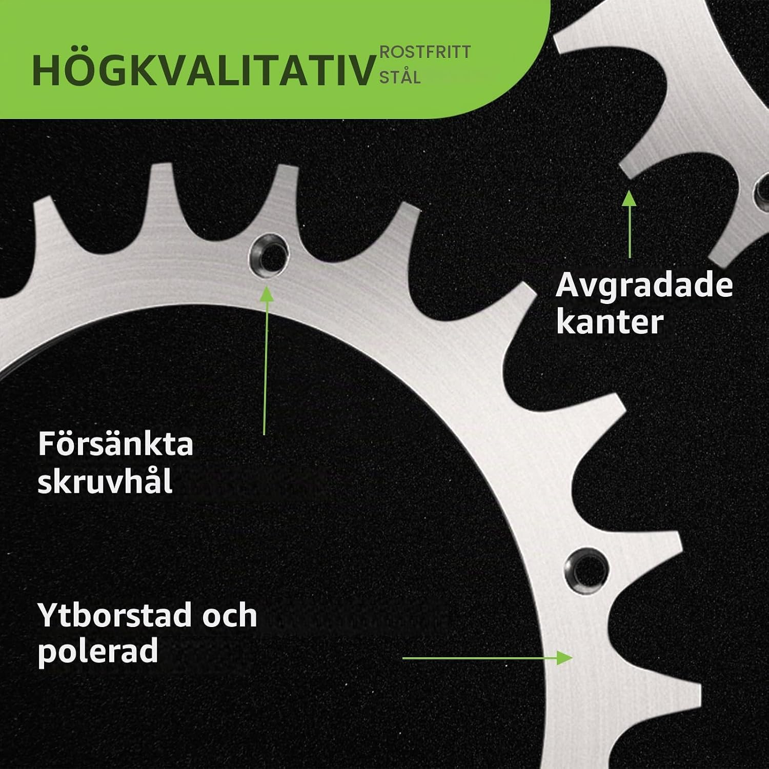 Detalle 2 de WUCHAITOO hjulspikar för Worx Landroid, 225 mm, rostfritt stål, 2-pack