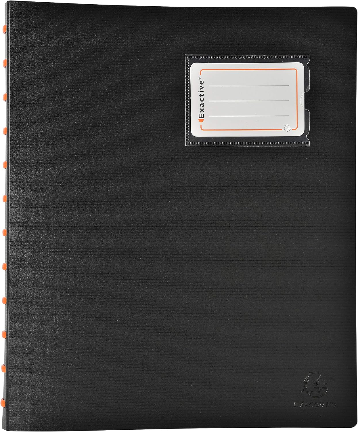 Detalle de Exacompta 86334E - Protège-documents Exactive amovible à anneaux, 60 vues, 30 pochettes A4, noir