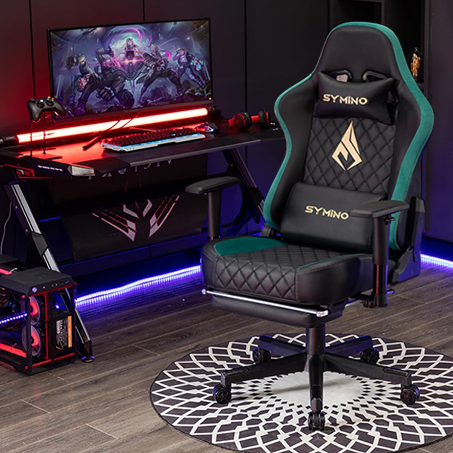Thumbnail 1 de Symino Chaise Gamer Ergonomique Fauteuil