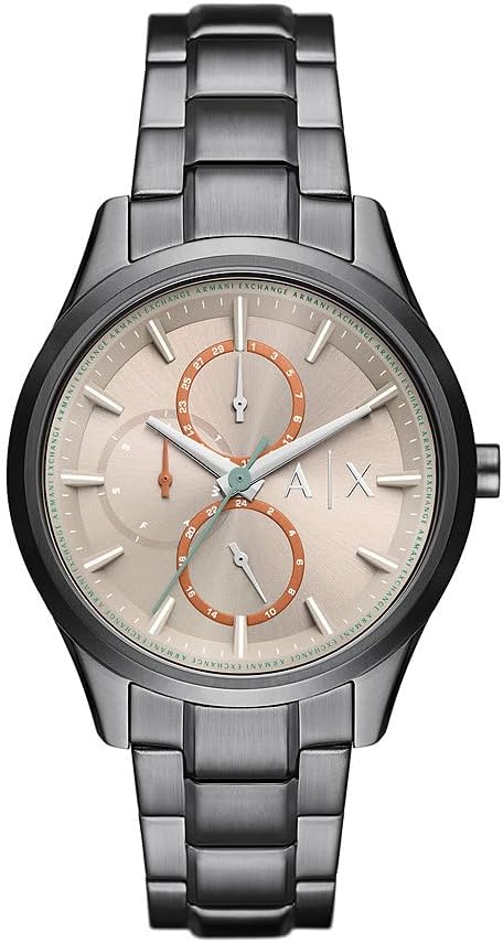 Detalle 2 de Armani Exchange Uhr für Herren – Quarz mit recyceltem Edelstahlgehäuse, 42 mm