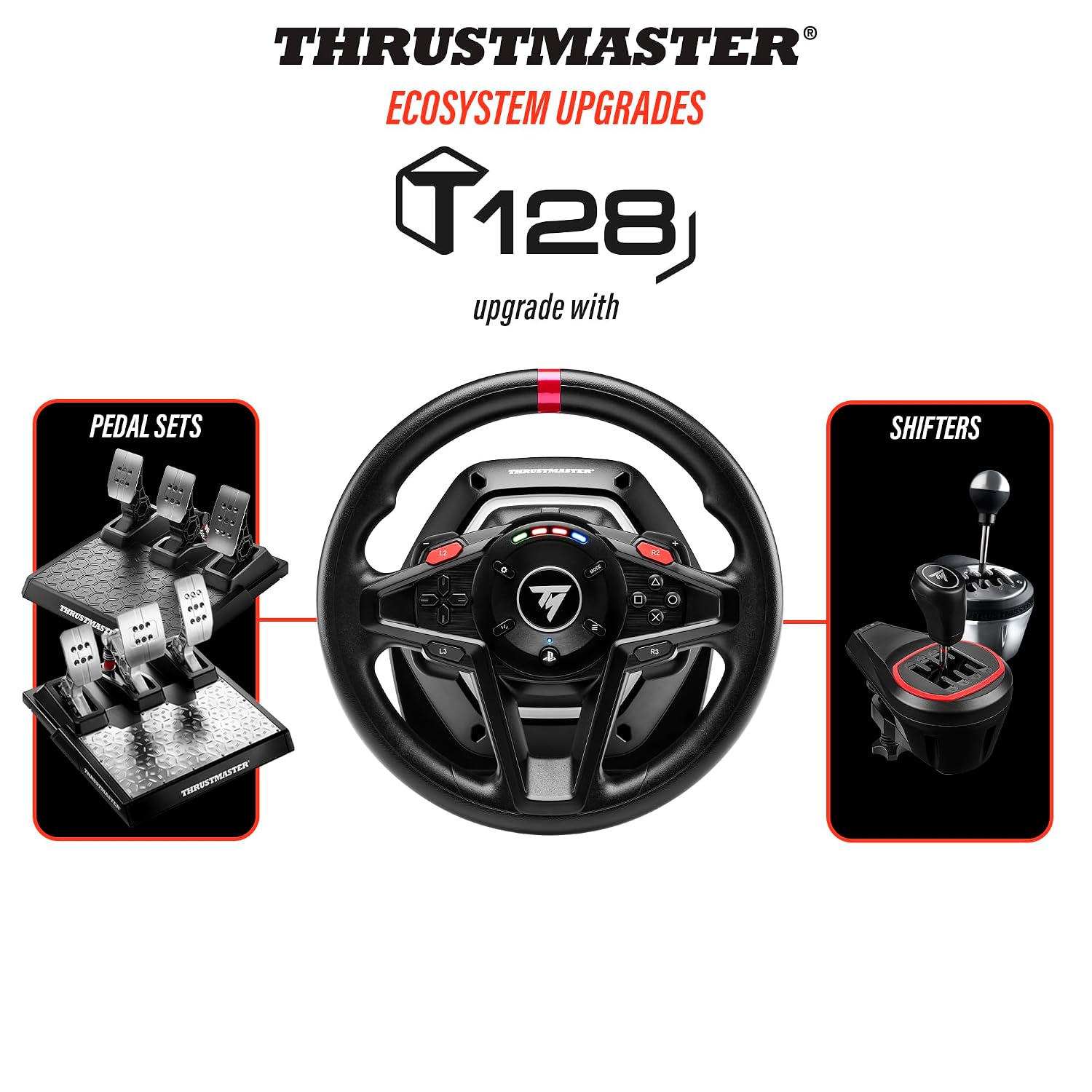Thumbnail 6 de Thrustmaster T128 Force-Feedback-Rennlenkrad