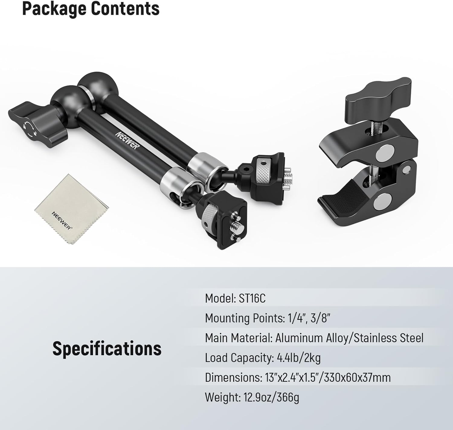 Thumbnail 6 de NEEWER ST16C articulating arm