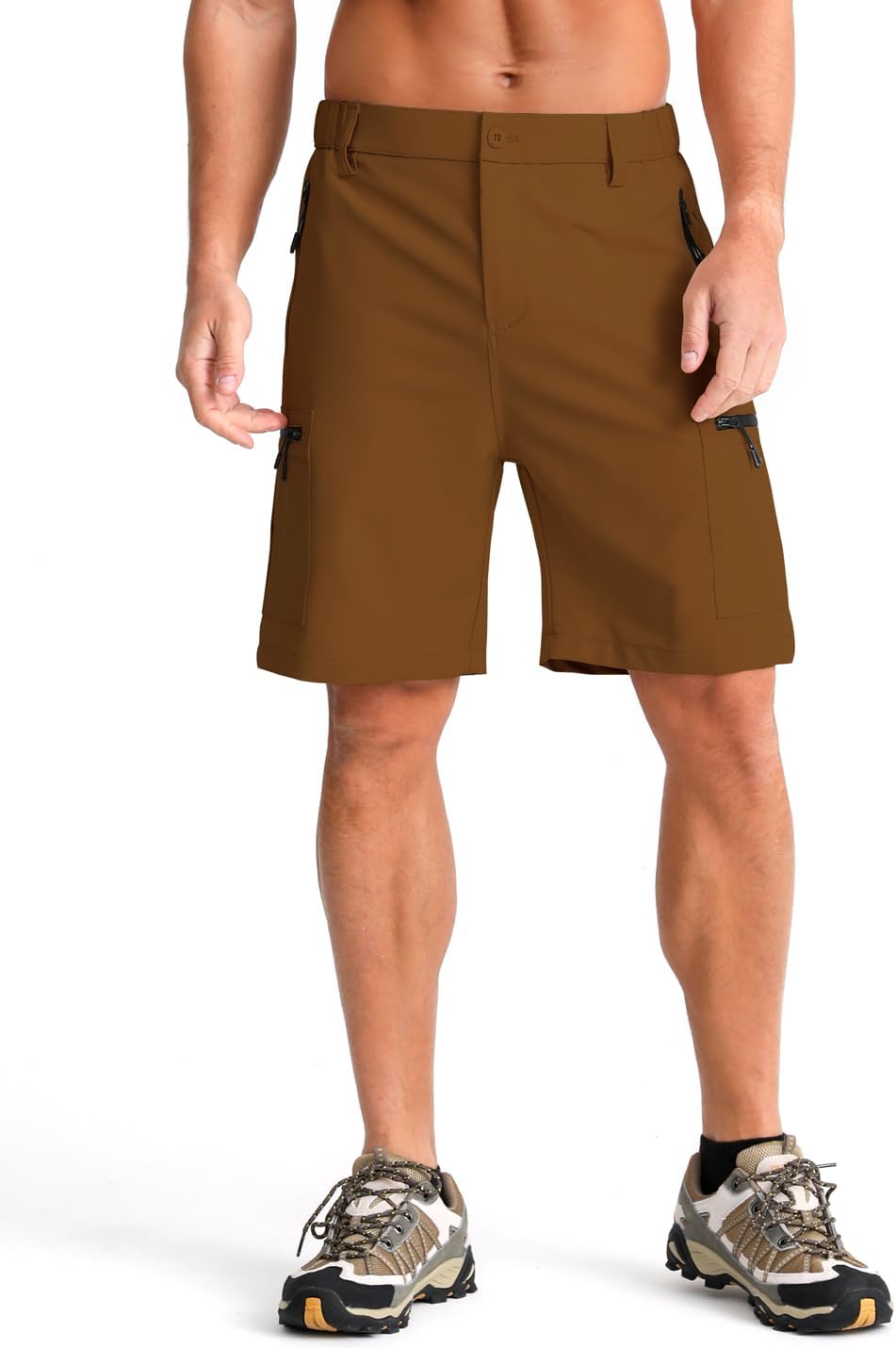 Thumbnail 1 de iCKER Mens Cargo Shorts: Quick-Dry Outdoor Shorts with Zip Pockets