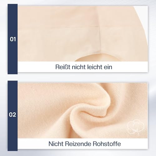 Detalle 2 de TUUHAW Nude Underwear Ladies Knickers Size 12 Panties for Women 5 Pack