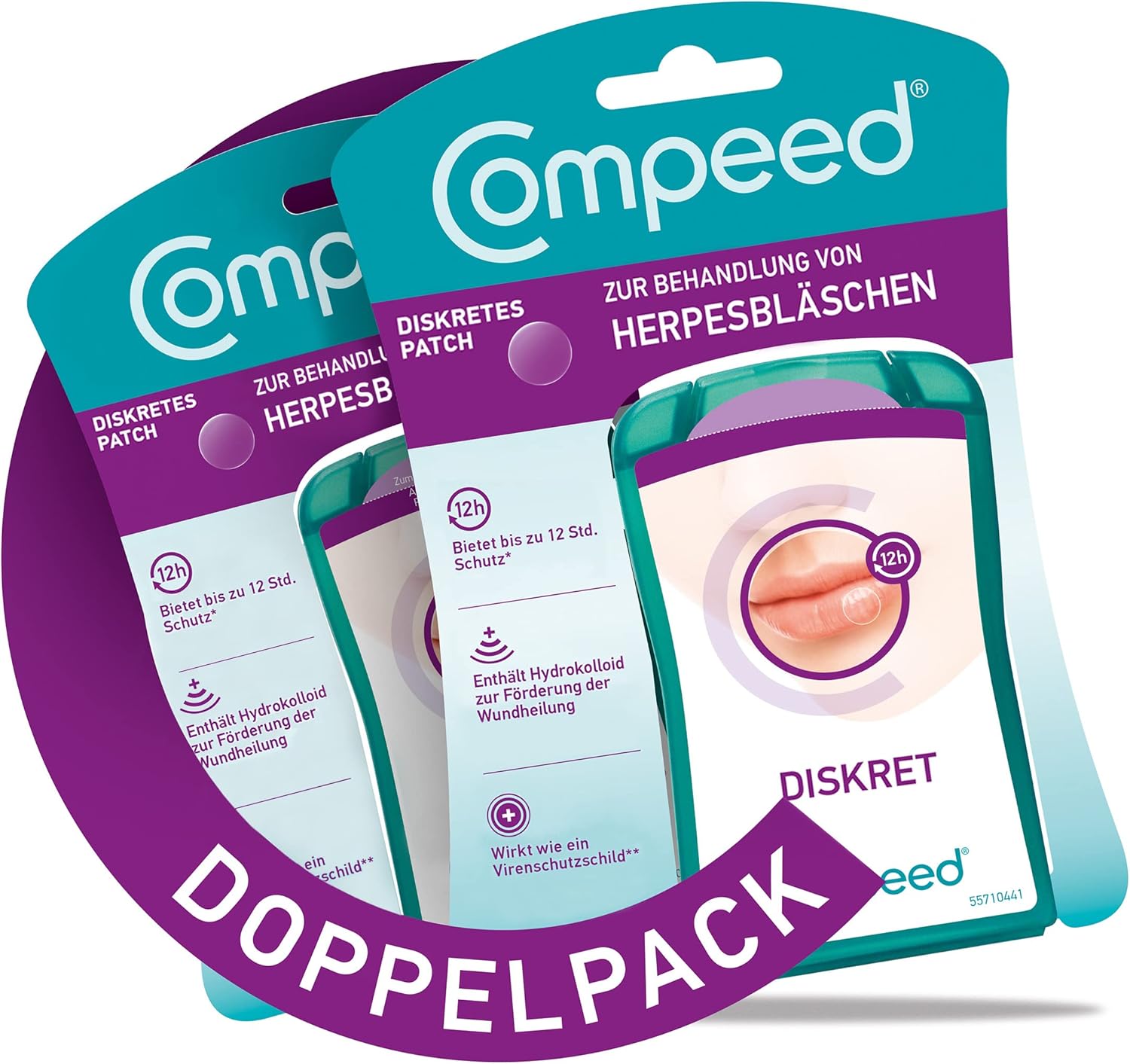 Detalle 2 de Compeed Herpesbläschen Patch – mit Applikator, 15 Patchs