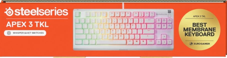Thumbnail 14 de SteelSeries Apex 3 TKL - Teclado Gaming Blanco con RGB 🌈