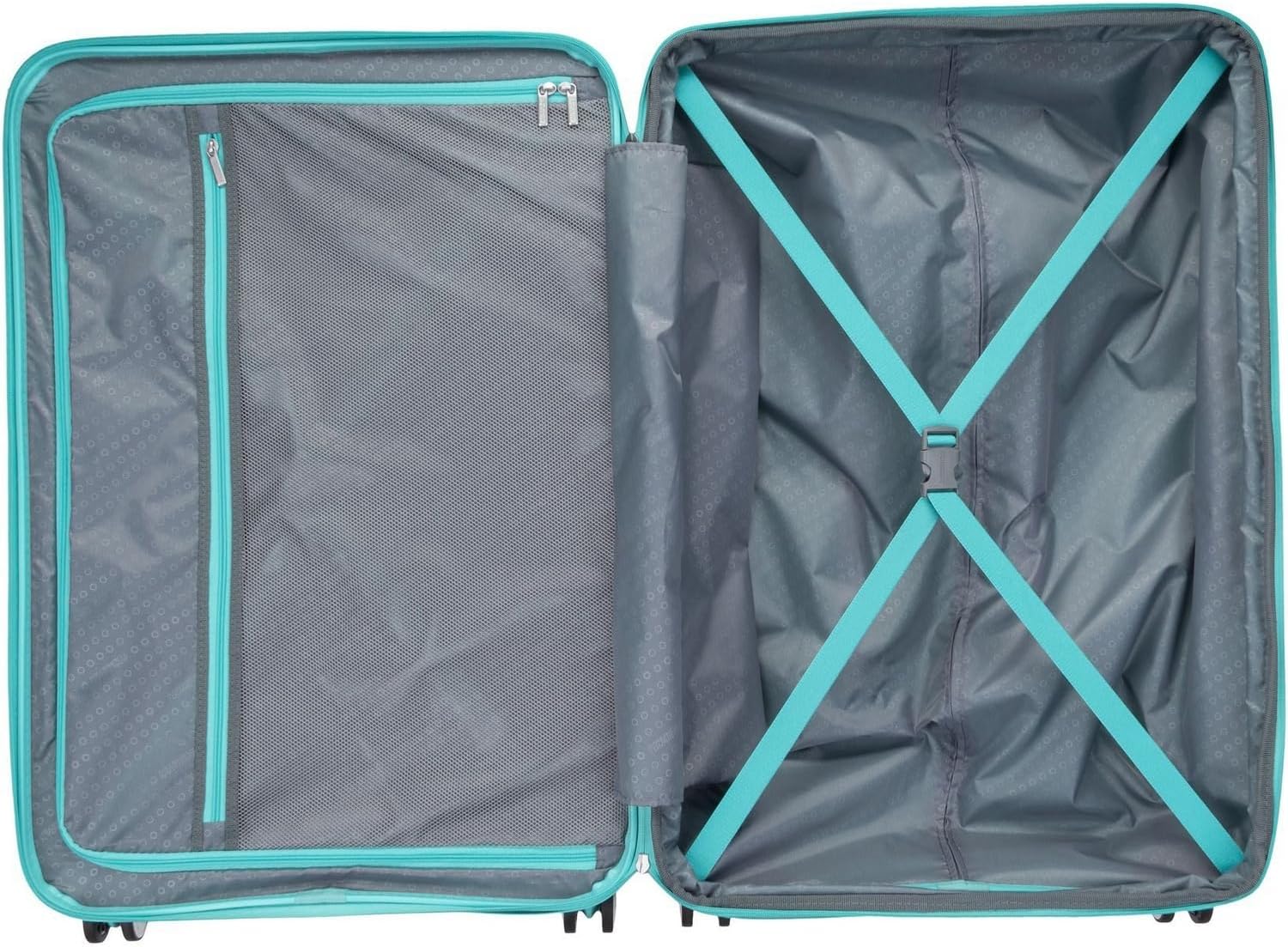 Thumbnail 3 de American Tourister Soundbox Spinner L Erweiterbar Blau – 77 cm, 97/97/110 L