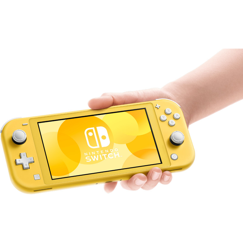 Detalle 2 de Nintendo Switch Lite Amarillo: consola portátil compacta para jugar en cualquier sitio