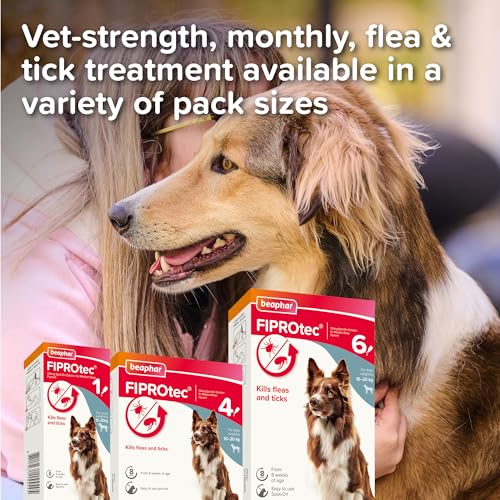Thumbnail 7 de Beaphar FIPROtec Spot-On for Medium Dogs (10–20 kg) – 6 Pipettes