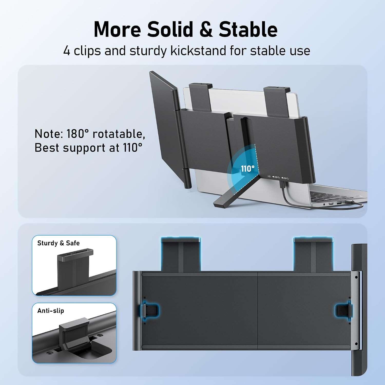 Detalle 2 de Pornitor 14" Portable Laptop Monitor