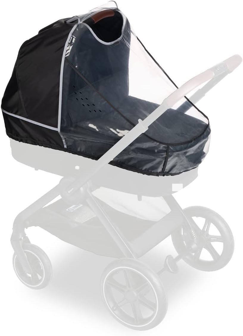 Detalle de hauck Carrycot Raincover Funda capazo universal, transparente 🌧