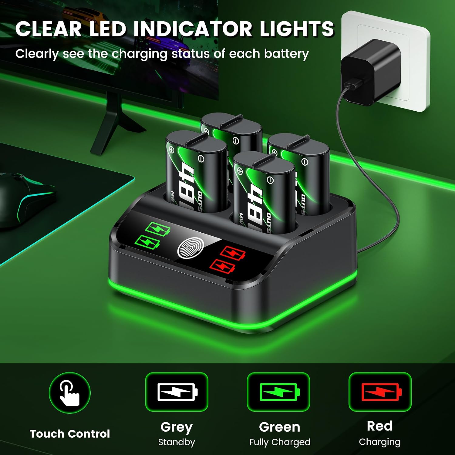 Thumbnail 5 de HEYLICOOL Xbox Controller Battery Pack