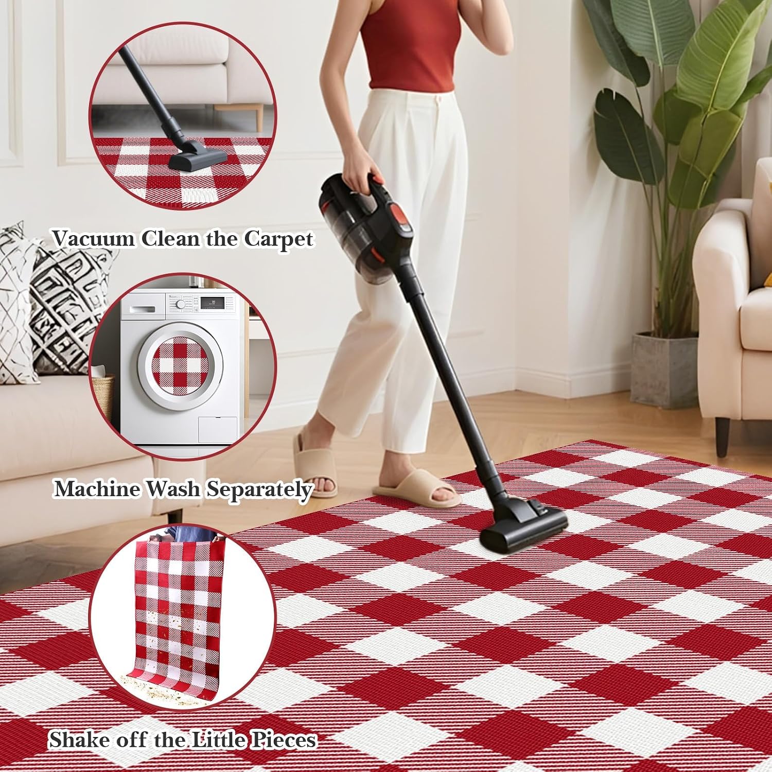 Detalle 2 de SofterCharm Outdoor Area Rug, 4' x 6