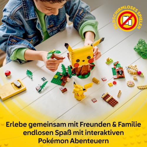 Detalle 2 de LEGO Pokémon SMART Play Trainingshaus mit Pikachu (72164) – interaktives All-in-1 Spielset