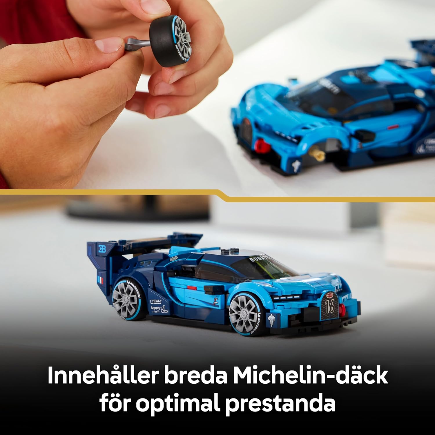 Thumbnail 3 de LEGO Speed Champions Bugatti Vision GT 77253 – byggsats med 284 delar