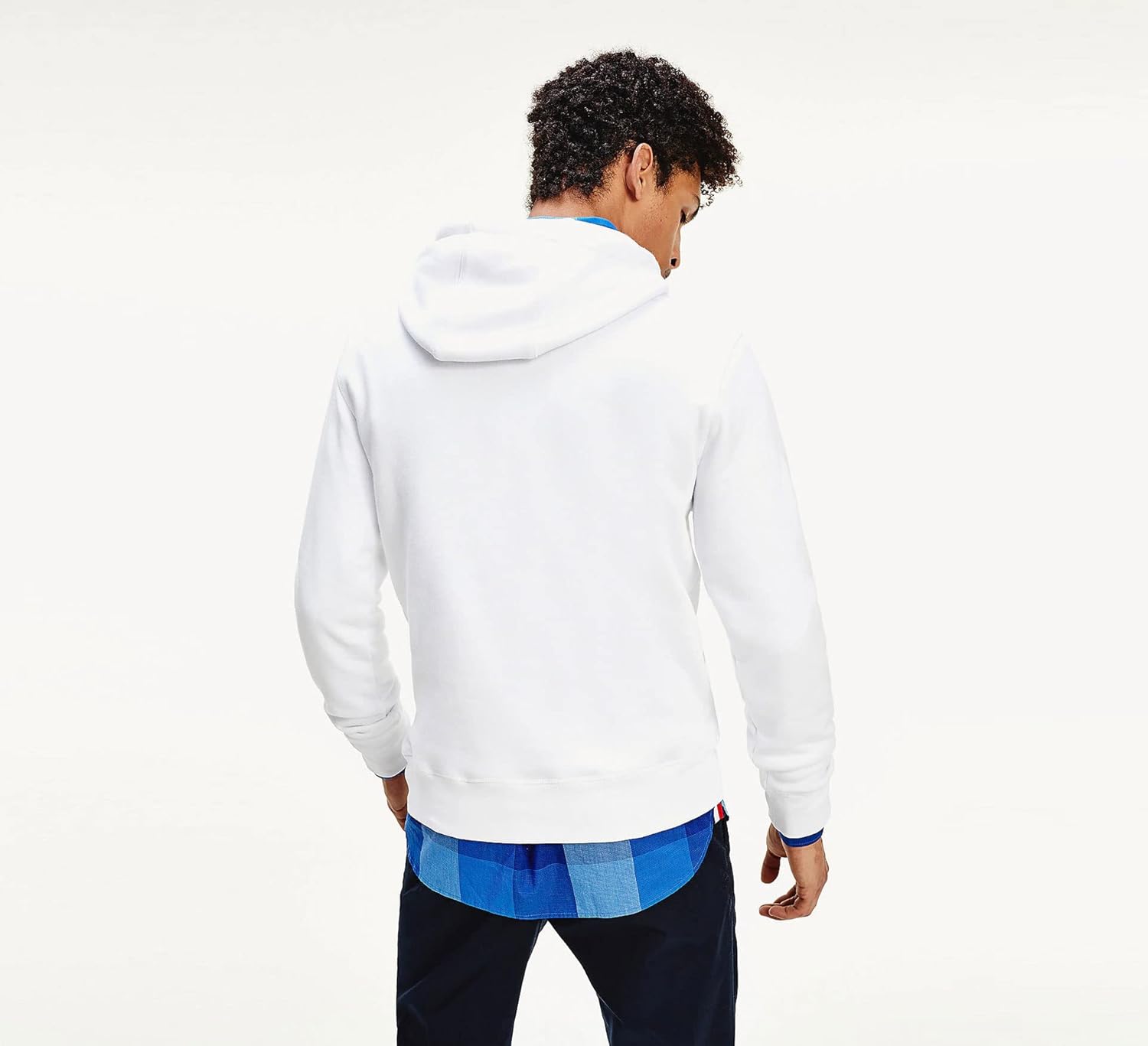 Thumbnail 3 de Tommy Hilfiger Men’s Tommy Logo Hoodie with drawstring hood