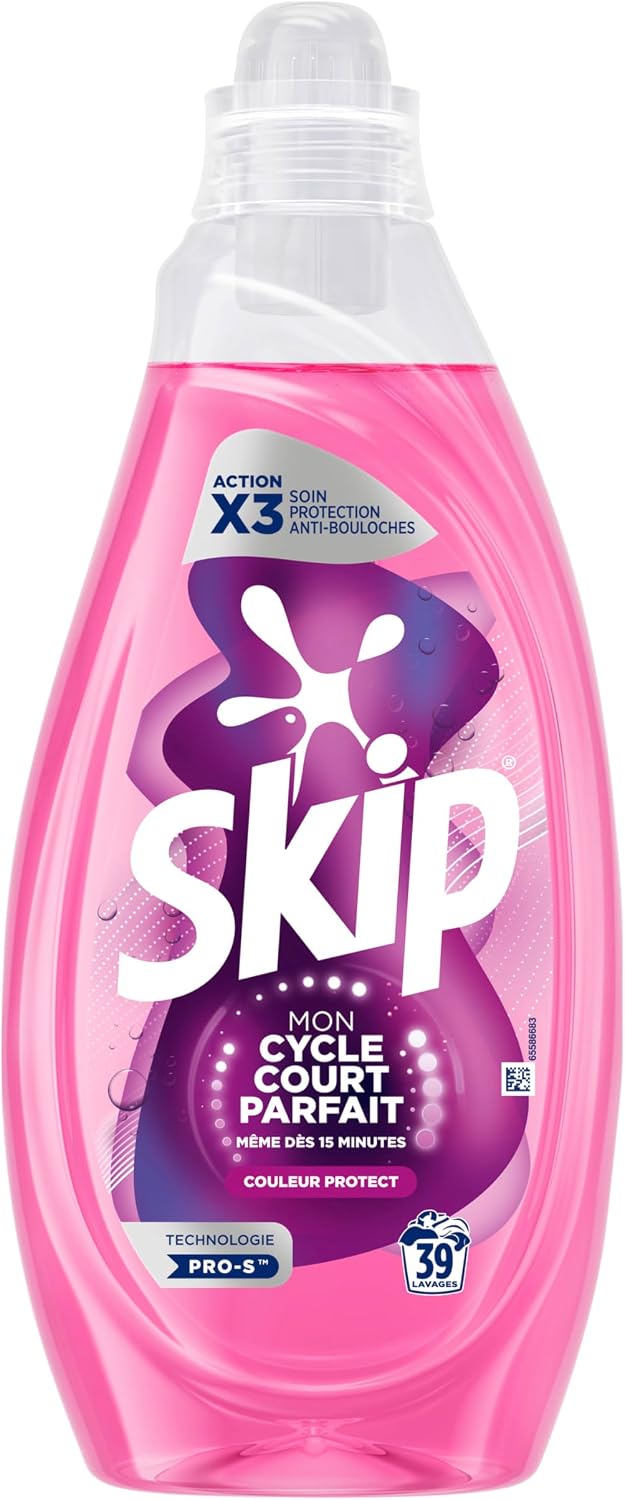 Detalle 2 de Skip - Lessive Liquide Cycle Court Parfait Couleur Protect, 39 lavages