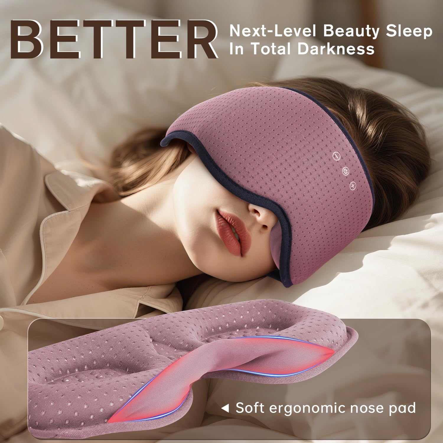 Thumbnail 6 de LC-dolida Bluetooth Sleep Mask Headphones 3D 😴