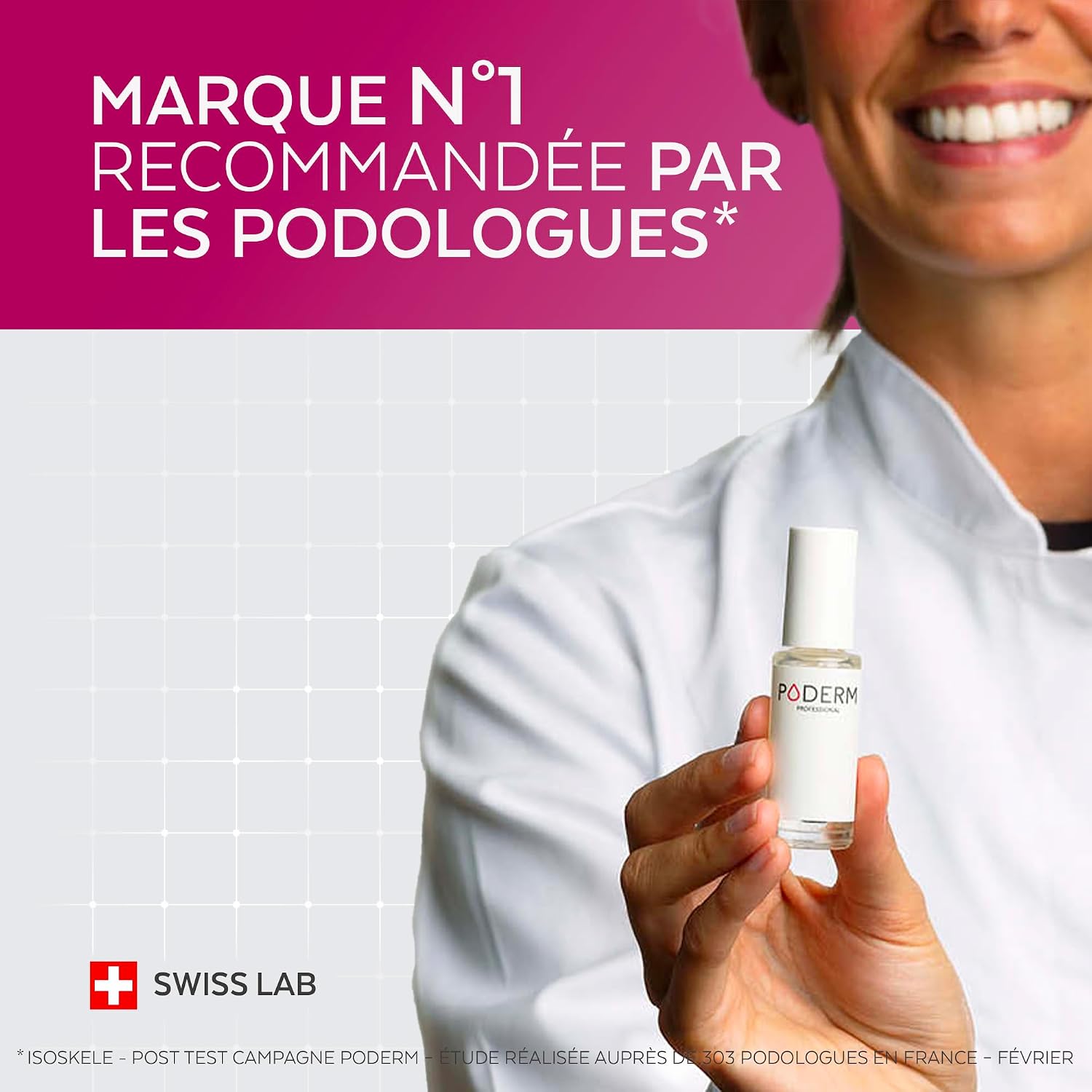 Detalle de Poderm Emollient Cuticule 2en1 – Soin cuticules exfoliant et hydratant, Swiss quality