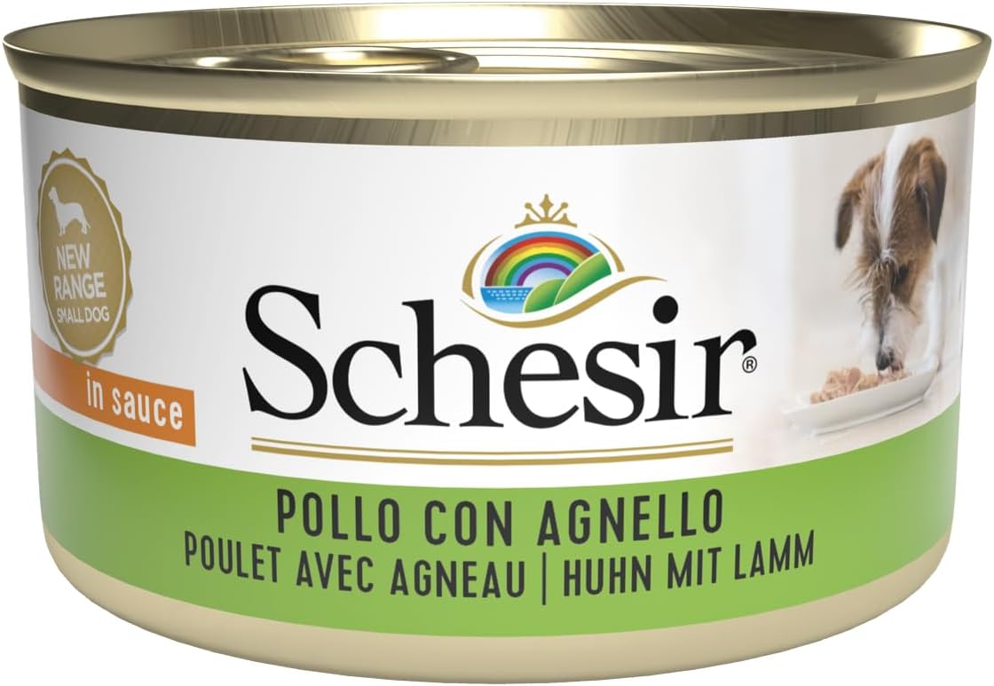 Detalle de Schesir Pollo con Patate Dolci e Carote 85g