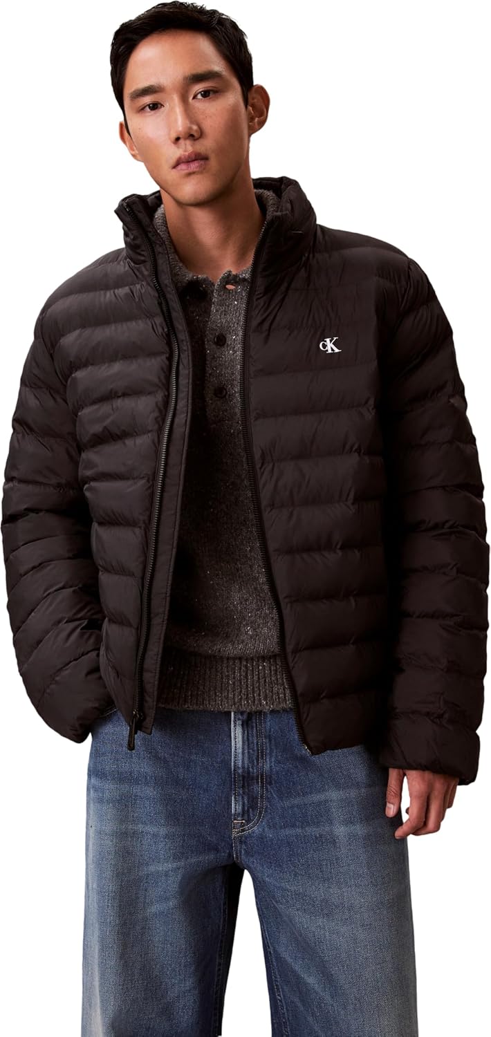 Thumbnail 6 de Calvin Klein Cazadora acolchada para hombre con capucha en nylon Forest Fog (talla L)