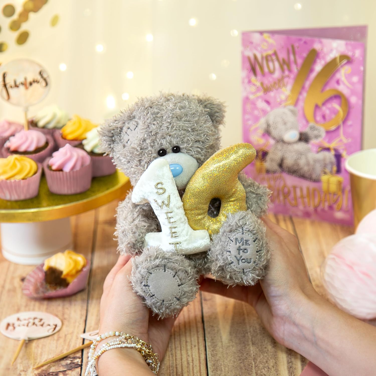 Thumbnail 4 de Me to You Tatty Teddy 16th Birthday Plush 15cm bear on plinth