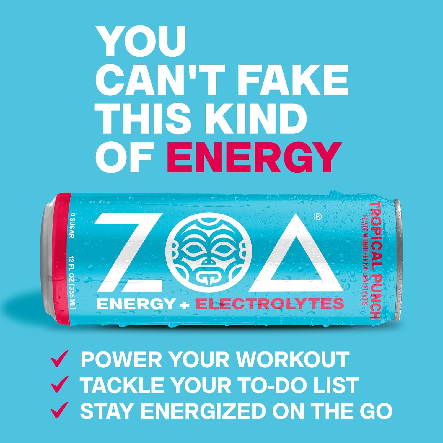 Detalle de ZOA Energy Drink 12 Pack
