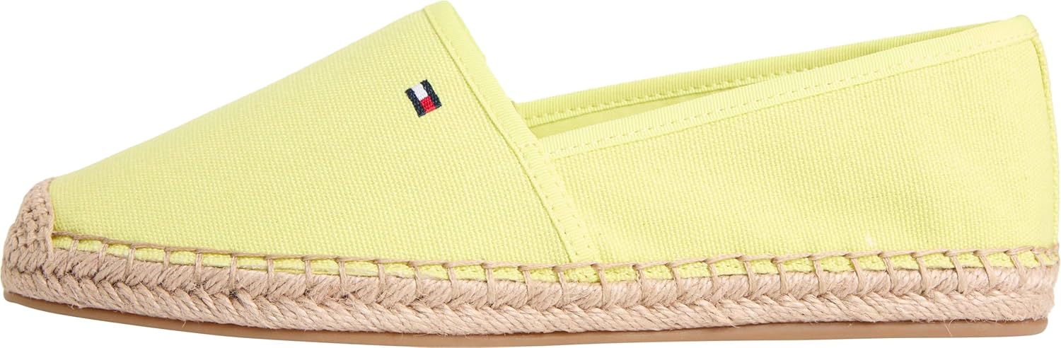 Thumbnail 6 de Tommy Hilfiger Flag Canvas Espadrille Fw0fw08541, Espadrillas Donna in Green (Lime Zing) – 37 EU
