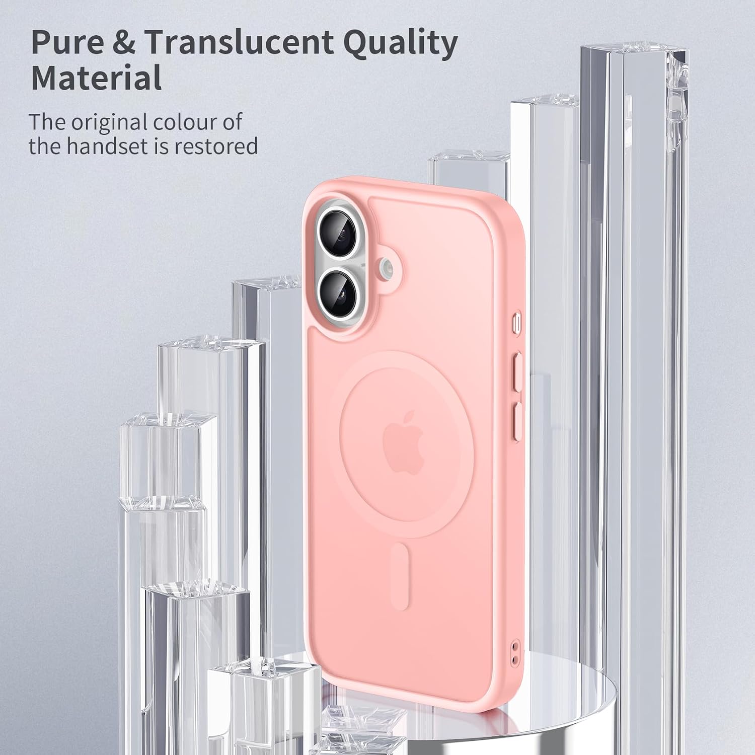Detalle 2 de Opkiegrn funda iPhone 17 MagSafe Rosa