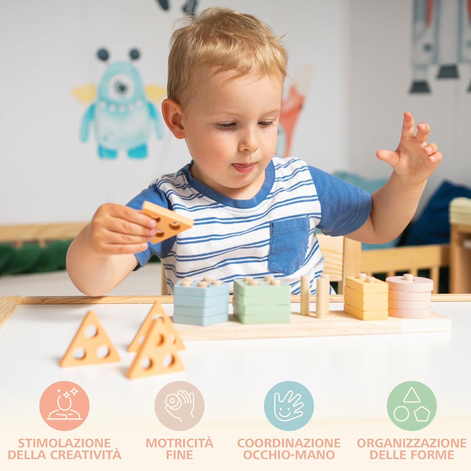 Detalle 2 de Sweety Fox Giocattoli Montessori 1‑3 anni