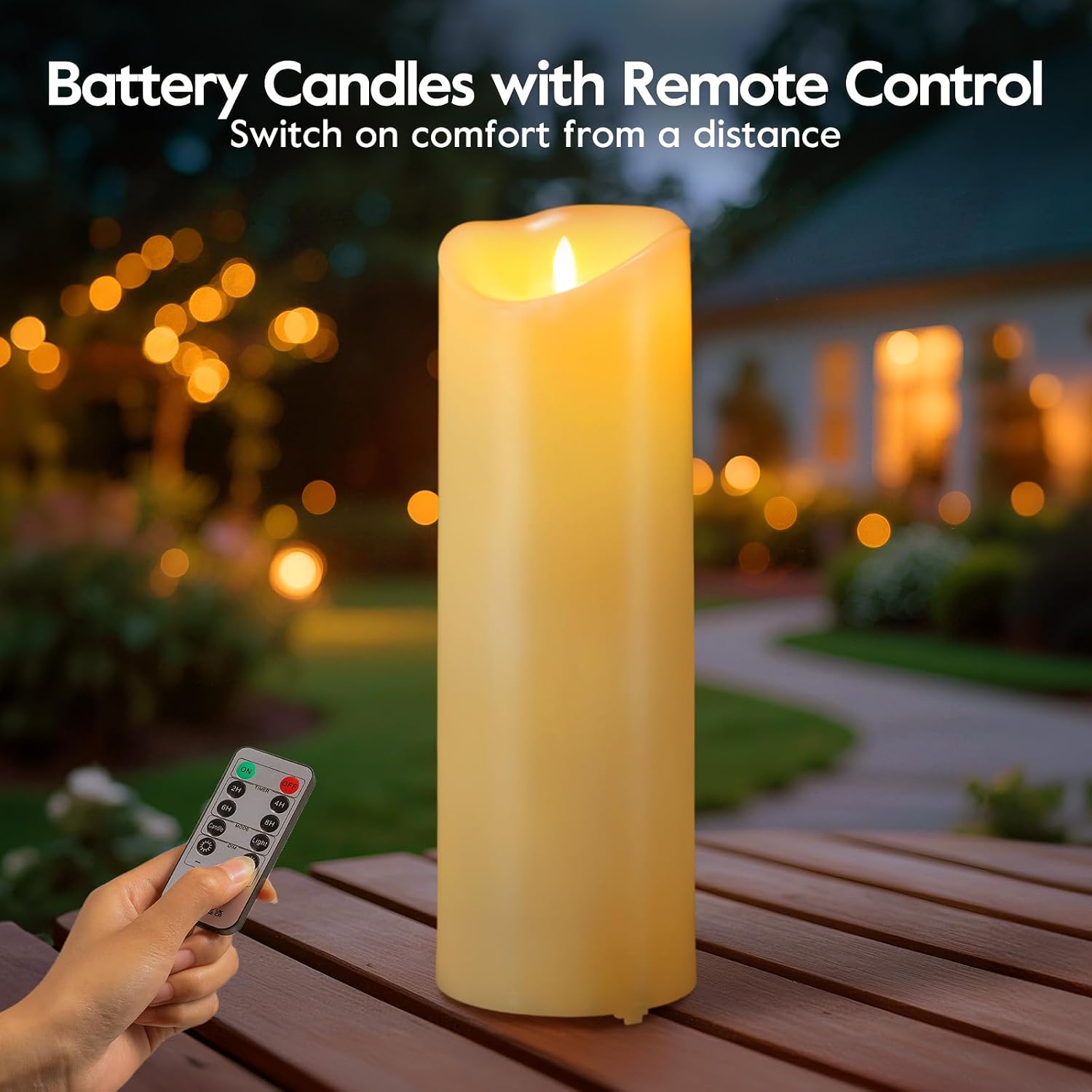Thumbnail 5 de Glowtink Outdoor Flameless Candle 12in x 4in