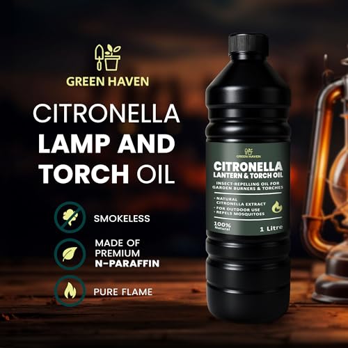 Thumbnail 1 de CUQOO 1L Scented Citronella Oil for Garden Burners – 2 Pack for Tiki Torches, Lanterns and Outdoor Lamps