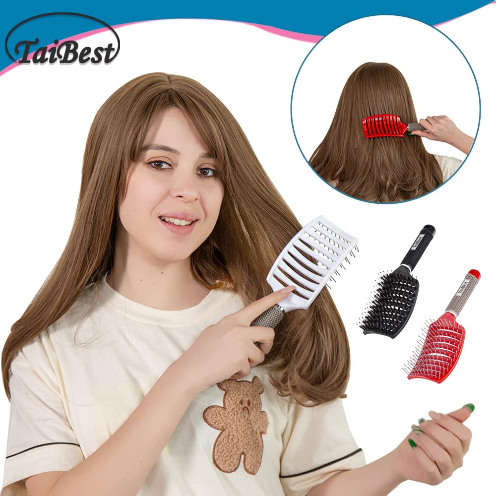 Detalle 1 de TaiBest Hair Brush Set with Boar Bristles