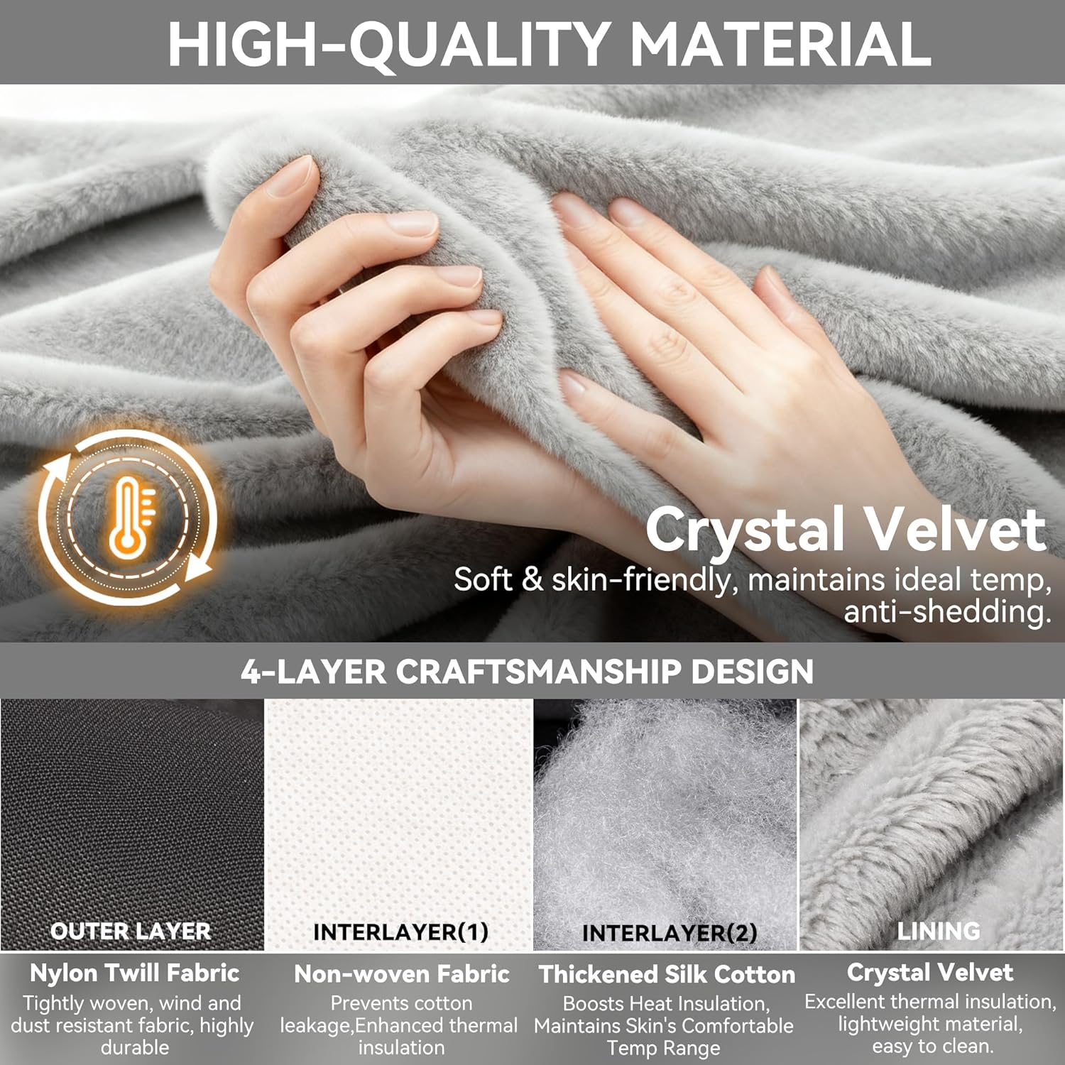 Thumbnail 2 de Bemece Footmuff Universal for Pushchair, Warm fleece