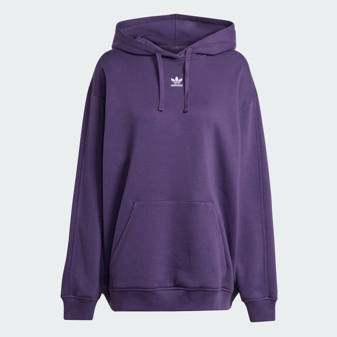 Thumbnail 3 de Adidas Essentials Oversized Fleece: sudadera con capucha en violeta