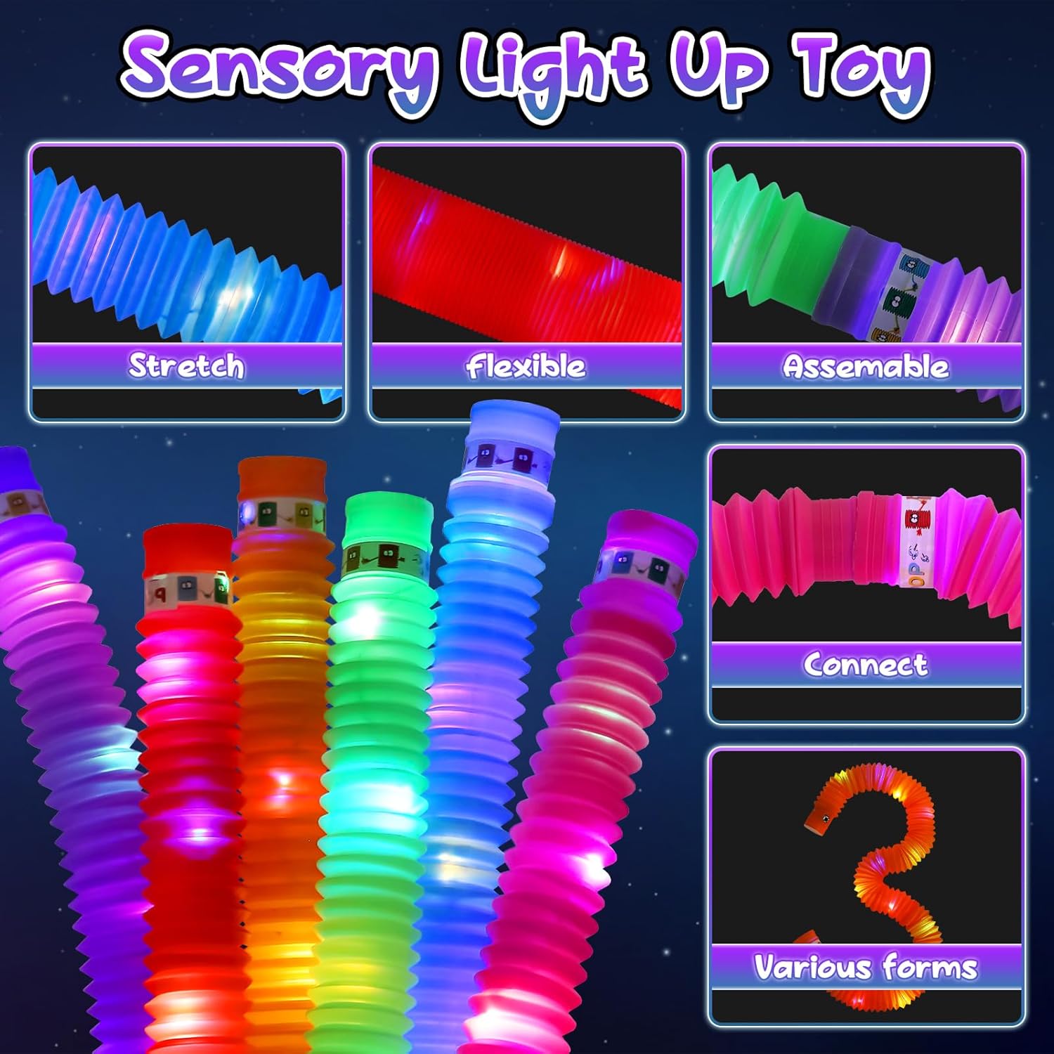 Thumbnail 2 de Joyreal 10pcs Sensory Light Up Toys for Autism