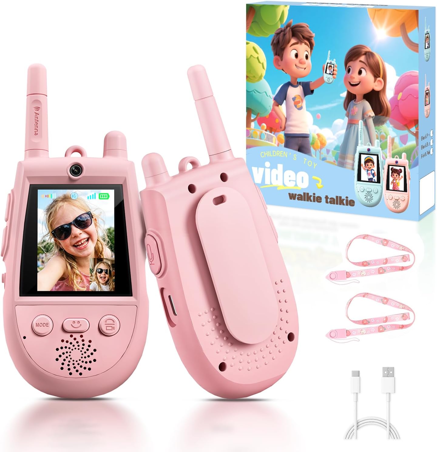 Detalle de Video Walkie-Talkies for Kids, 2-Pack