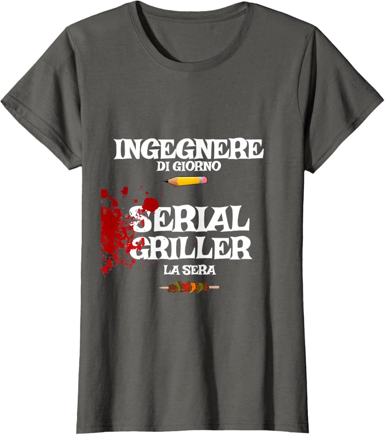 Thumbnail 6 de BBQ Barbecue Regalo Ironico Uomo Ingegnere – Maglietta Griller Seriale