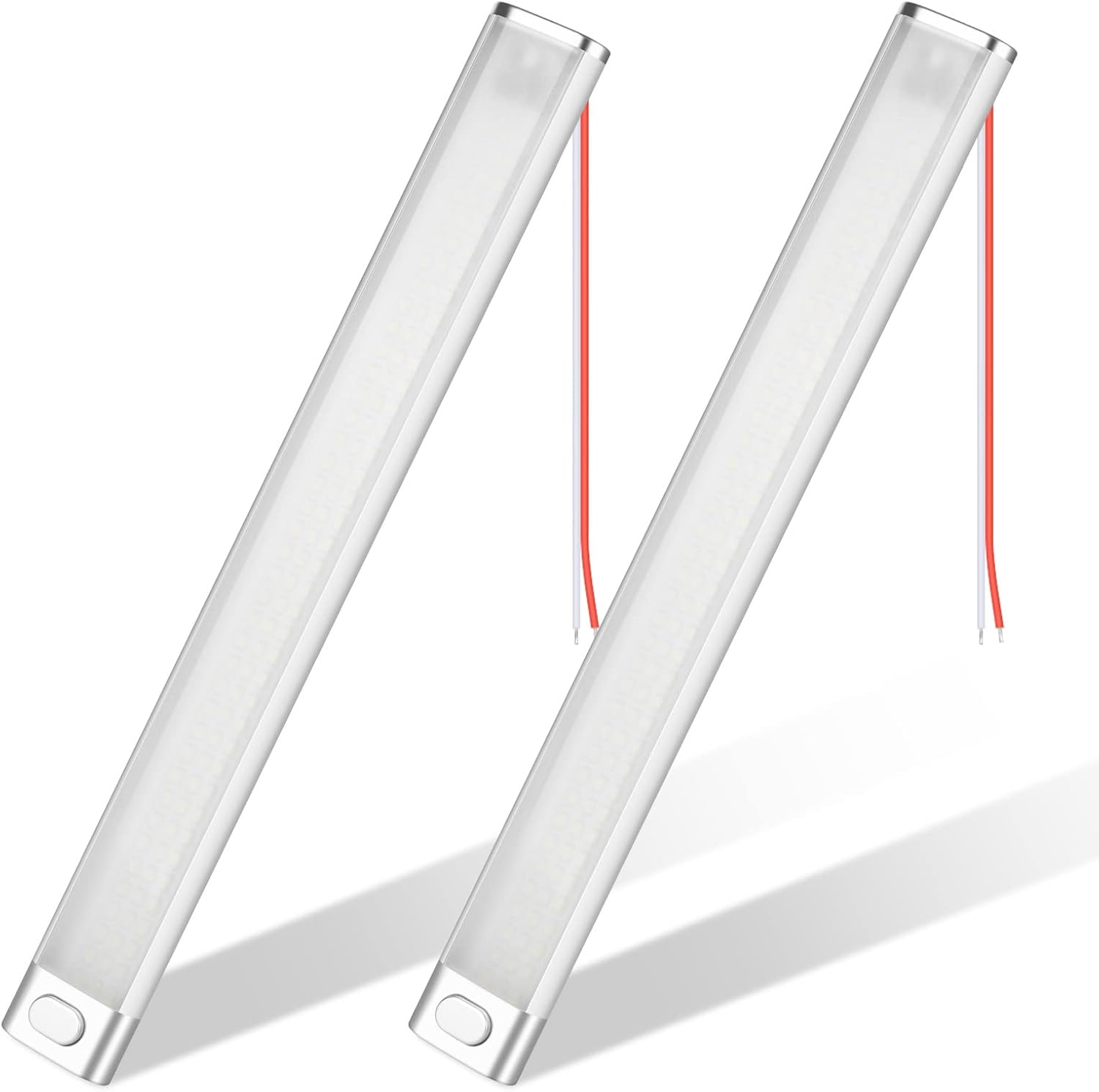 Detalle de URAQT 12V LED Interior Lights Bar — 120 LED Strip Light (2-Pack) for RVs, Campers and Vans