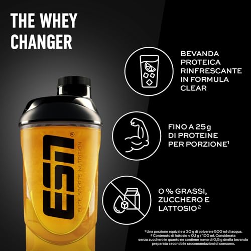 Detalle de ESN ISOCLEAR Whey Isolate – Tè freddo alla pesca, 1000 g