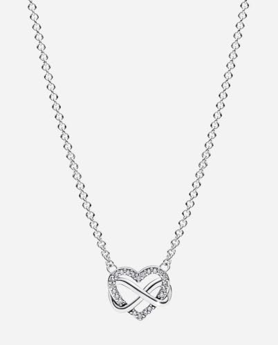 Thumbnail 6 de Pandora Moments Funkelnde Unendlichkeits-Herz Collier-Halskette aus Sterling Silber mit Zirkonia, 50 cm