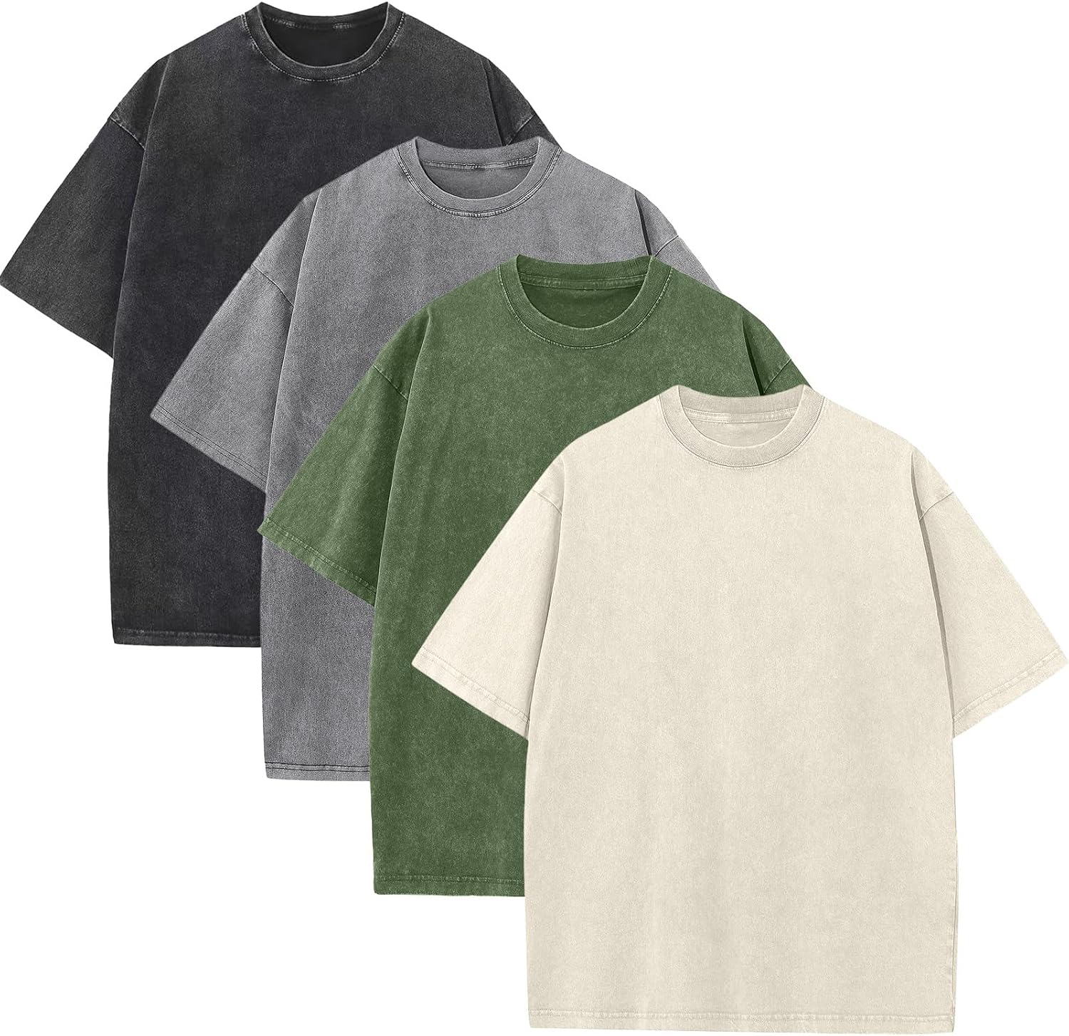 Detalle de KEEPSHOWING oversized acid wash tee
