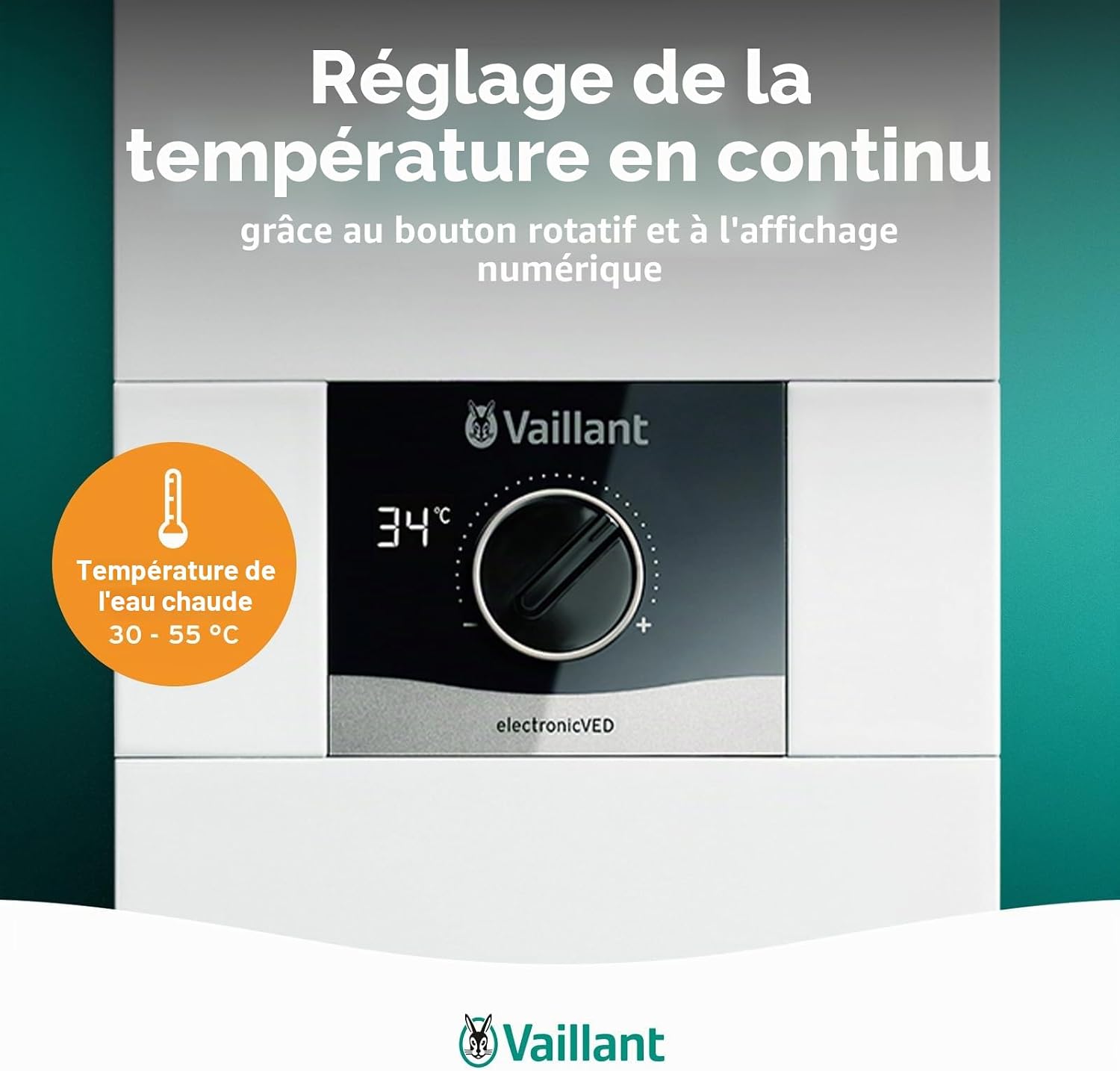 Thumbnail 2 de Vaillant Chauffe-eau électronique VED E 21/8 — eau chaude fiable et précise