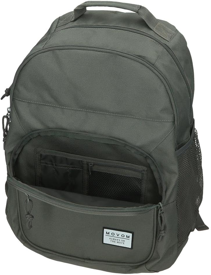 Detalle de Movom Always On The Move: Zaino scolastico in poliestere 32x44x15 cm con doppio scomparto