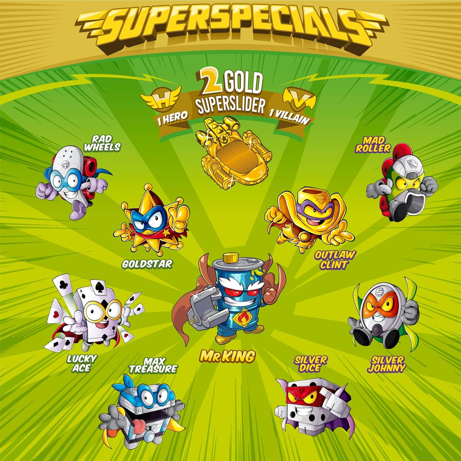 Detalle 1 de SUPERTHINGS RIVALS OF KABOOM Lata Gold Serie 3 – Exklusive Sammlerpackung