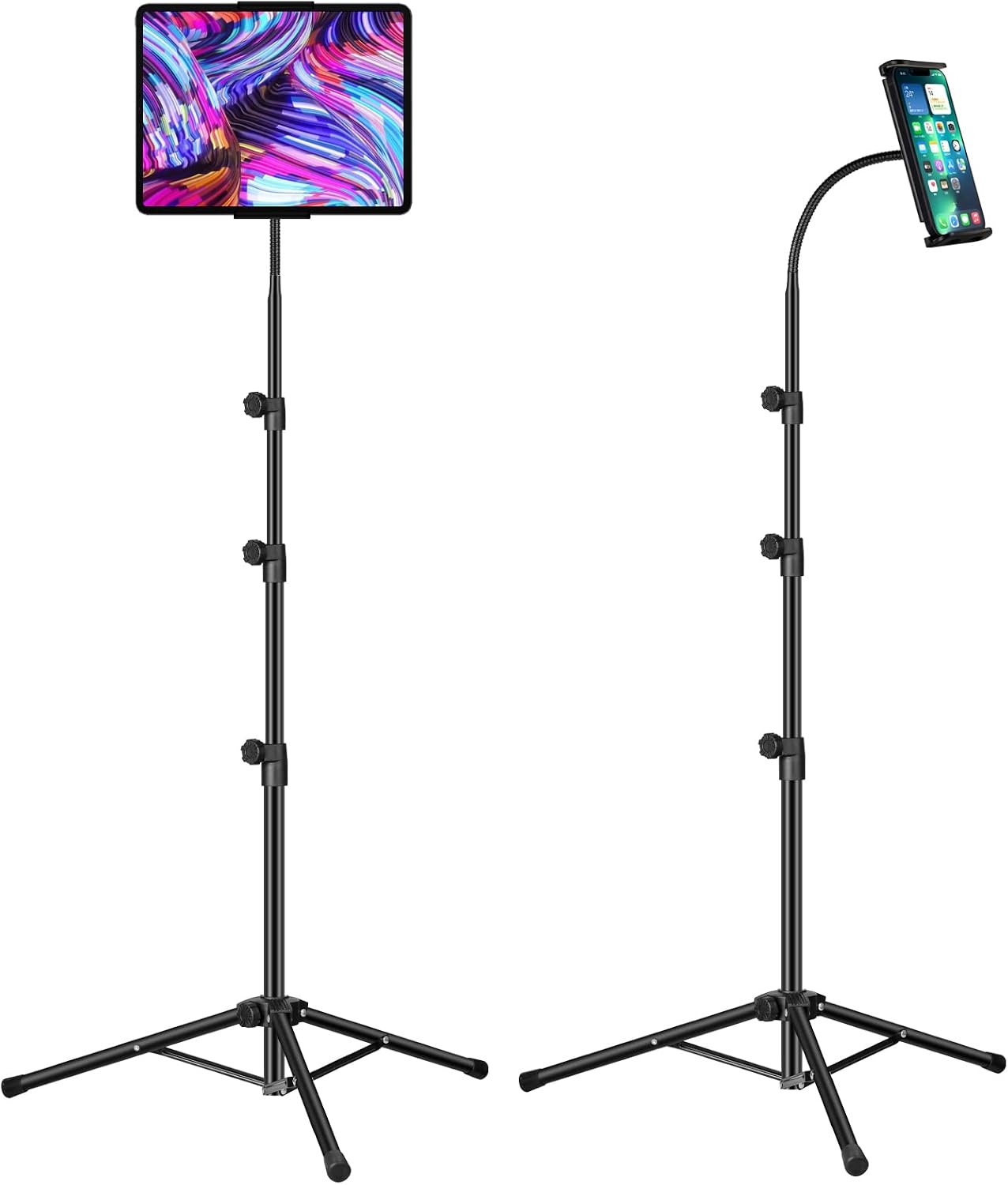 Detalle de iPad Gooseneck 65-inch Floor Tripod Stand for tablets