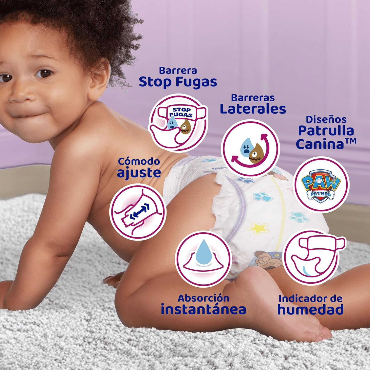 Detalle 2 de DODOT Pañales Activity Talla 7 96 unidades 👶