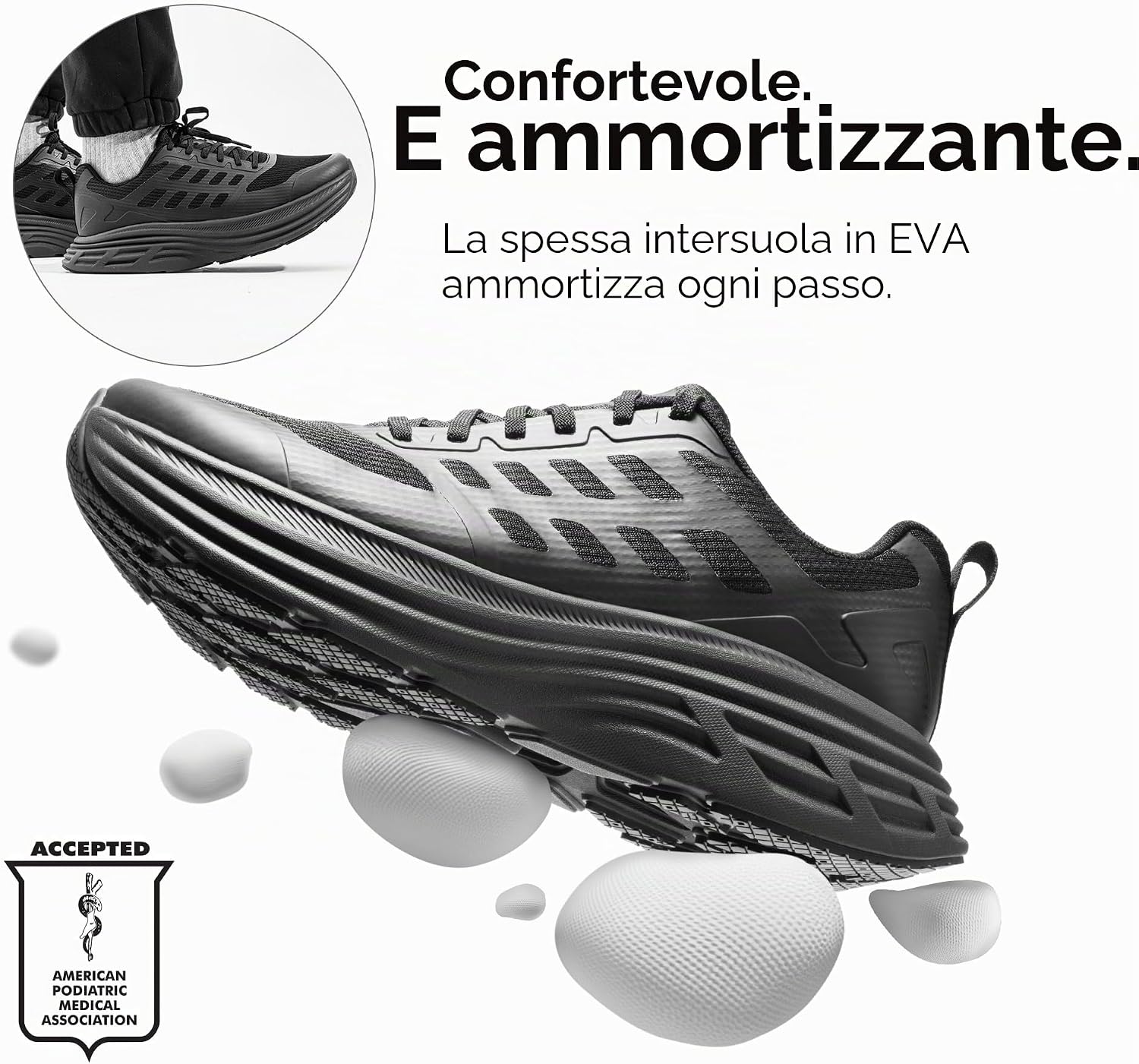 Detalle de NORTIV 8 Scarpe da Ginnastica da Uomo – Leggere, Traspiranti e Versatili per Corsa, Trekking e Sport