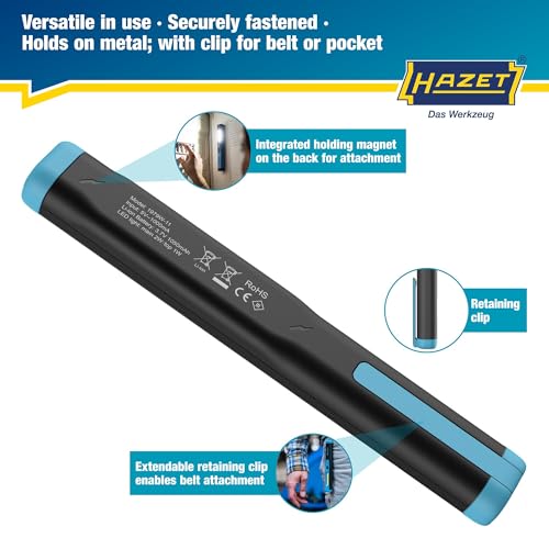 Detalle de Hazet LED penlight 1979-11 I: linterna de taller pequeña, potente y versátil